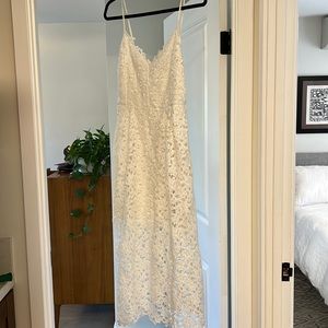 ASTR midi lace dress